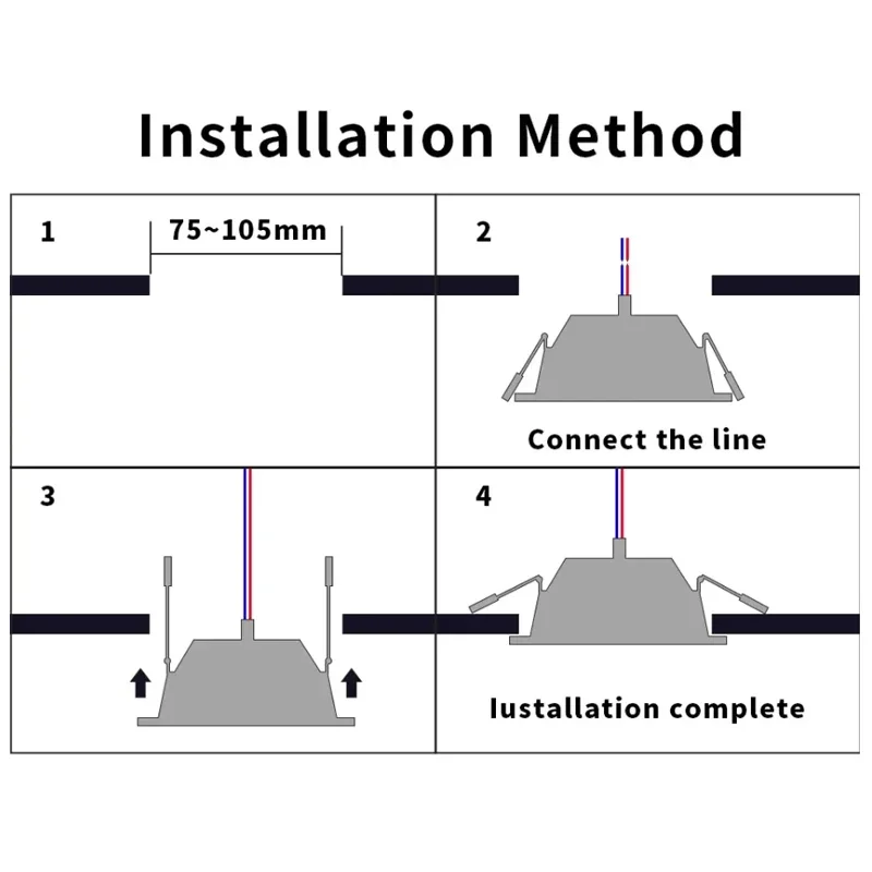 10W Corridor LED Downlight APP Control Smart Lamp Recessed Round Light  110/220V Dimmable Spotlight For Living Room Lighting