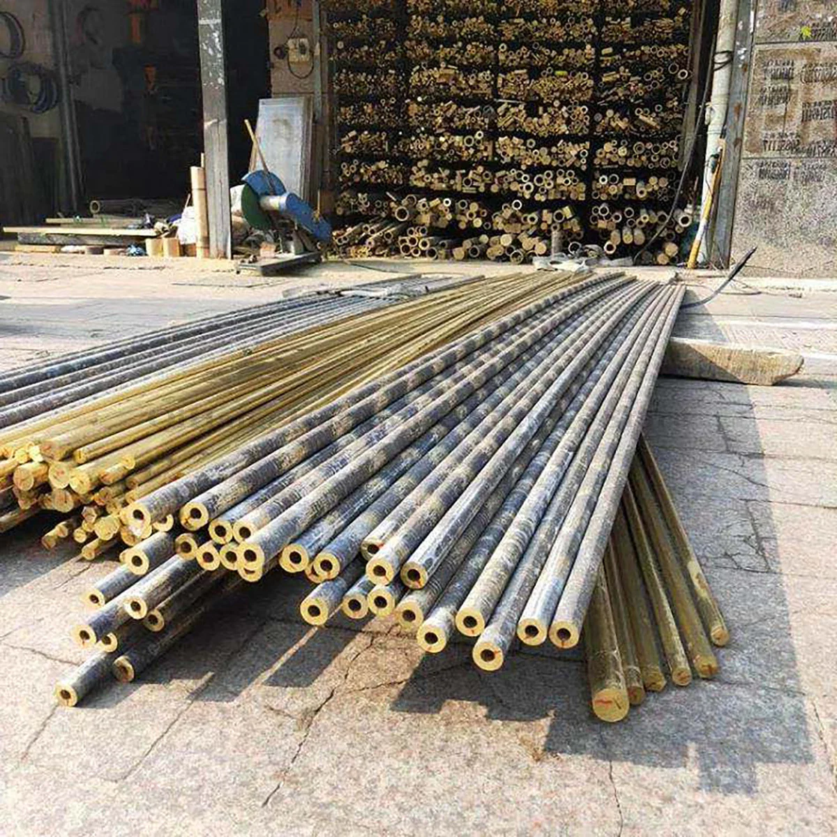 Tin Bronze Tube Hollow Pipe, Wear-Resistant Bronze Copper Sleeve & Flange, Customizable, Cuttable Processing Dia 25-65mm L 100mm