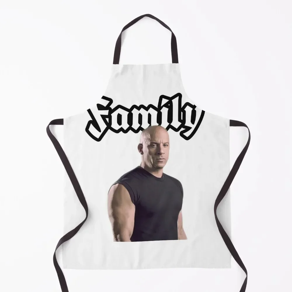 

Фартук «Форсаж Dom Family Meme», одежда для кубиков, кухонная ручка для женщин, профессиональный парикмахерский фартук для маникюра