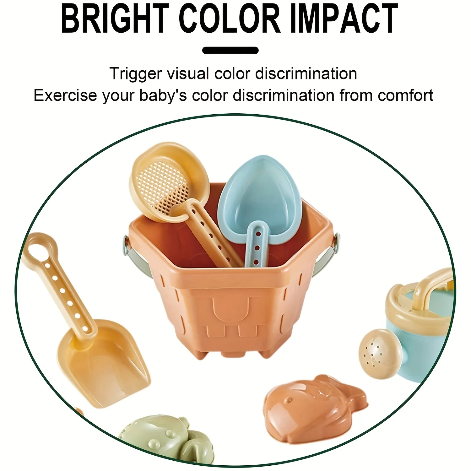 Ensemble de jouets de sable de plage pour les tout-petits, seaux de plage, kits d'outils de pelle, moules d'animaux océArabes aléatoires, boîte à eau, bac à sable, 10 pièces