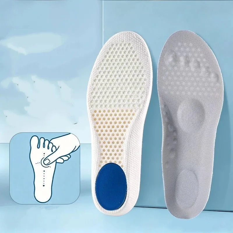 Sports Massage Insoles For Shoes Men Women Arch Support Basketball Shock-absorbing Insoles