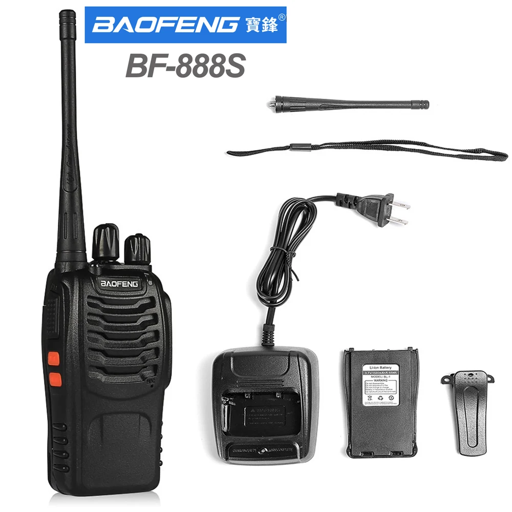 

Рация Baofeng Intercom BF 888s UHF 400-470 МГц, 1 шт.