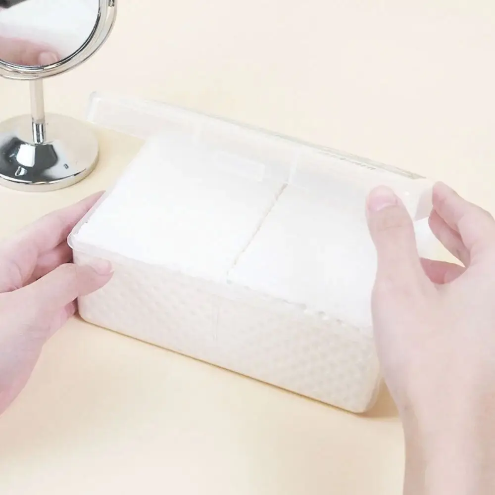 Toalhetes cosméticos portáteis almofadas de algodão de maquiagem dupla face descartáveis remoção de maquiagem almofadas de algodão faciais