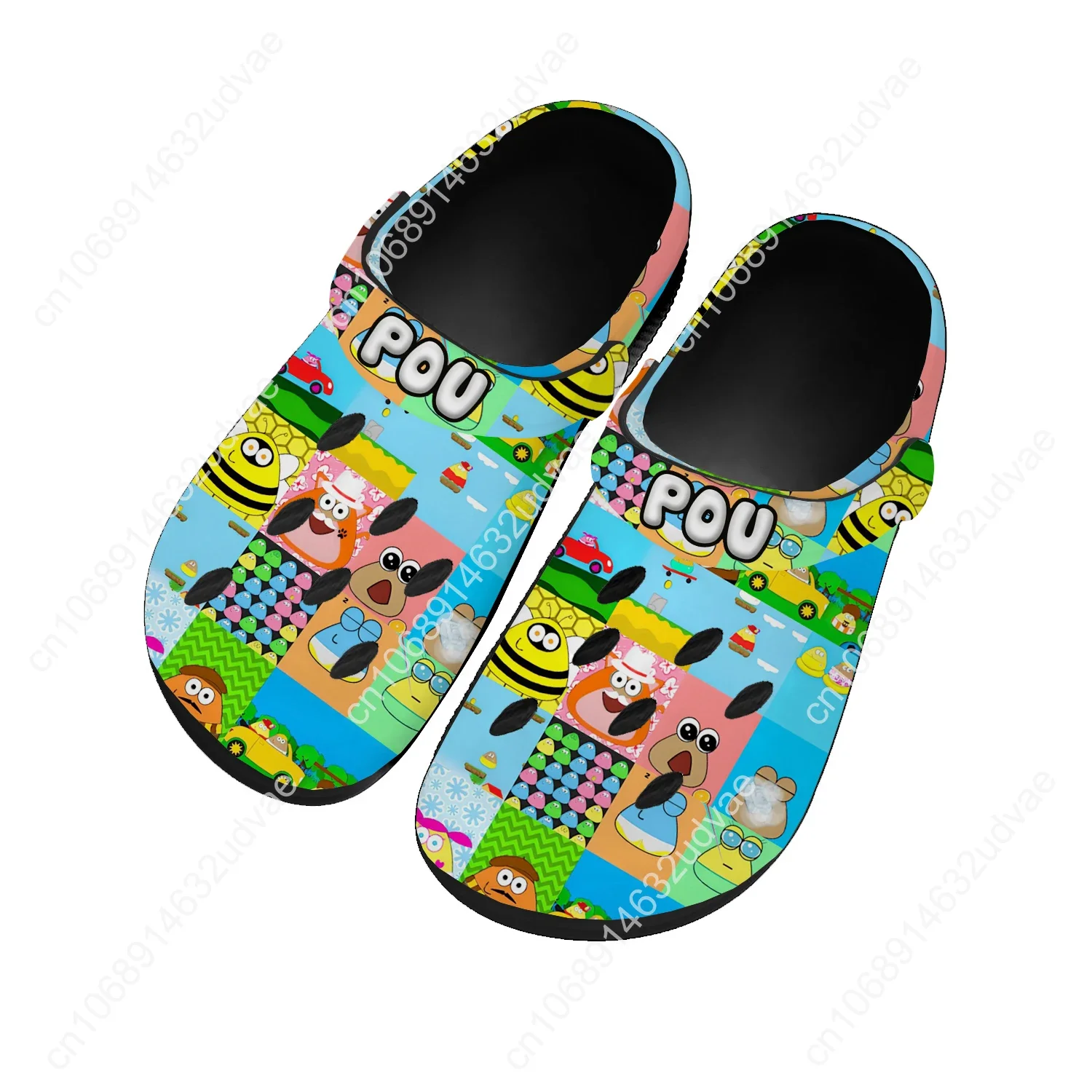 POU Water Shoes Mens Womens High Quality Fashion Home Garden Clogs Customizd Sandals Beach Breathable Hole Slippers