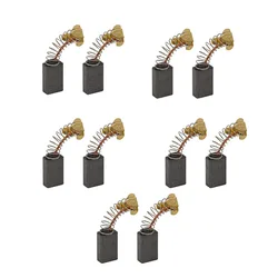 10Pcs Carbon Brush for Rotary Hammer Drill Angle Grinder Circular Saw Motor for CB-100 CB-102 CB-103 CB-105 CB-106 15x10x6mm