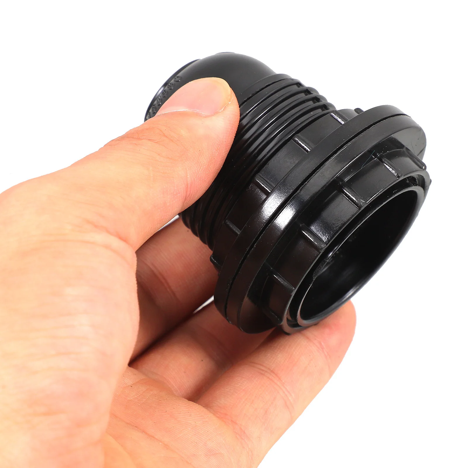 

Replacement E27 Socket Lamp Holder with Threaded 10Mm Base for Light Fixture Parts Bulb Holder Lamp Repair Kit Use