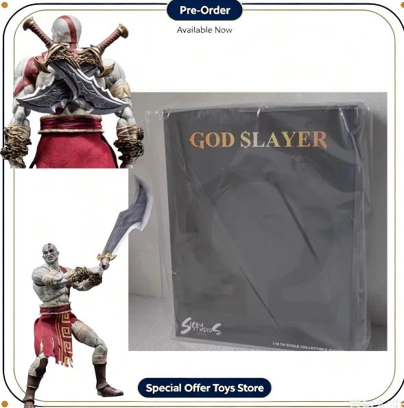 In Stock SIGMA STUDIOS GOW-01A Godslayer Kratos 1/12 Scale Action Figure God of War Collectible Model Gift Hobby Collection