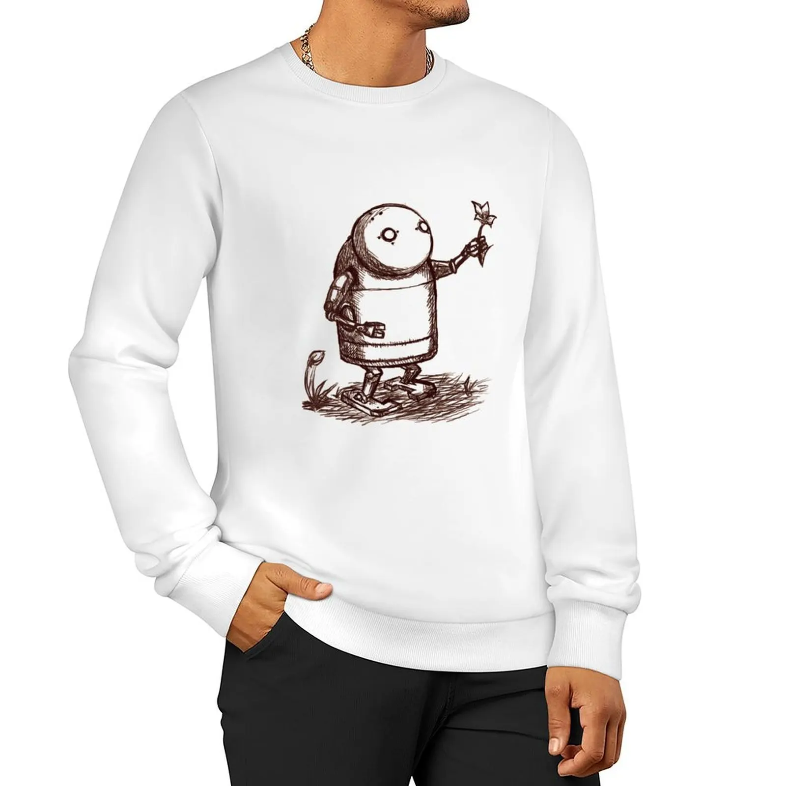 

NieR:Automata Robot Sweatshirt men's coat fashion men male clothes sweatshirt men