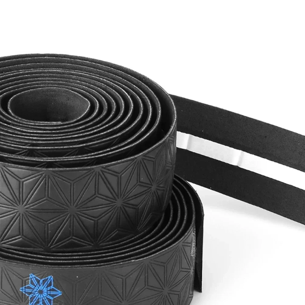 1 Pair Road Bike Handlebar Tape, Anti-Slip Shock Handle Bar Tape with PU Anti-Vibration Wrap, Bicycle Handlebar Durable Tape