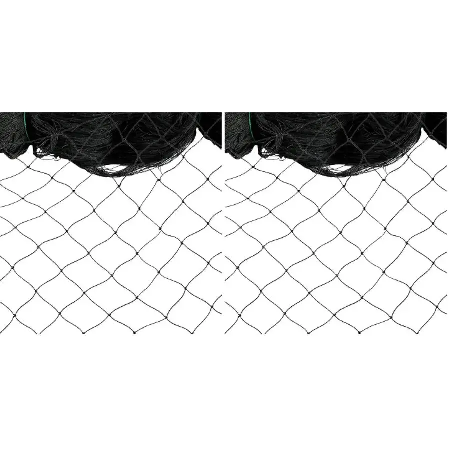 

Сетка от птиц 50 x 50 футов для защиты фруктовых деревьев, кур, садов и вольеров, упаковка из 2 штук