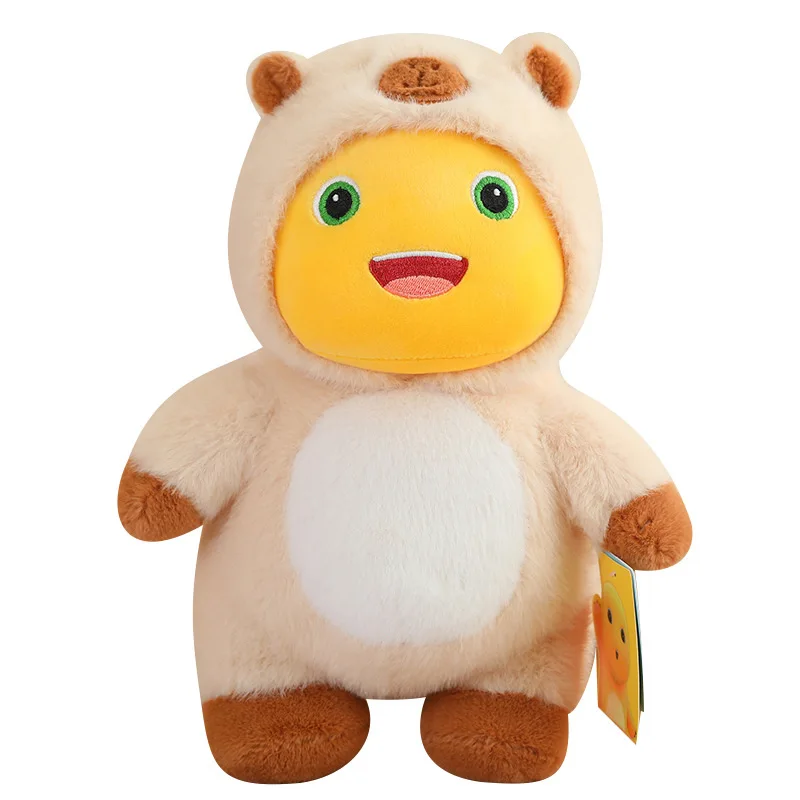 Die Miniso echte Schweinmilch-Drachenpuppe verwandelt sich in eine süße Kapibala-Capybara-Dinosaurierpuppe. Ragdoll-Plüsch-Geburtstagsgeschenk