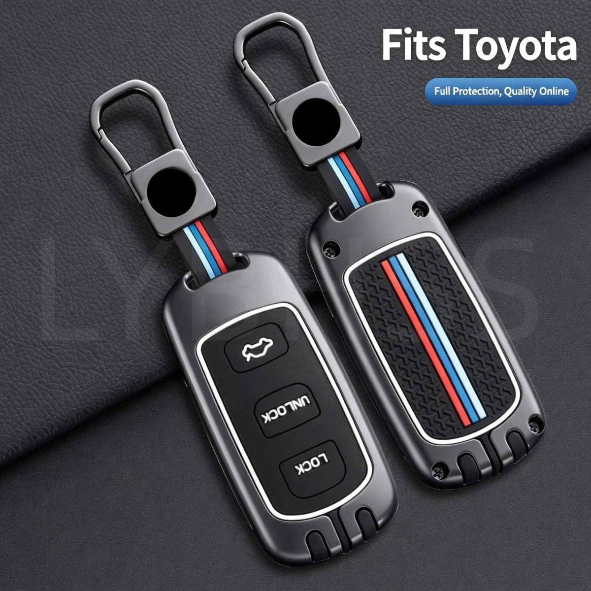 Zinc Alloy For Toyota Remote Protective Case for Corolla Levin RAV4 Smart Car High-End Key Fob Cover Shell Women and Men