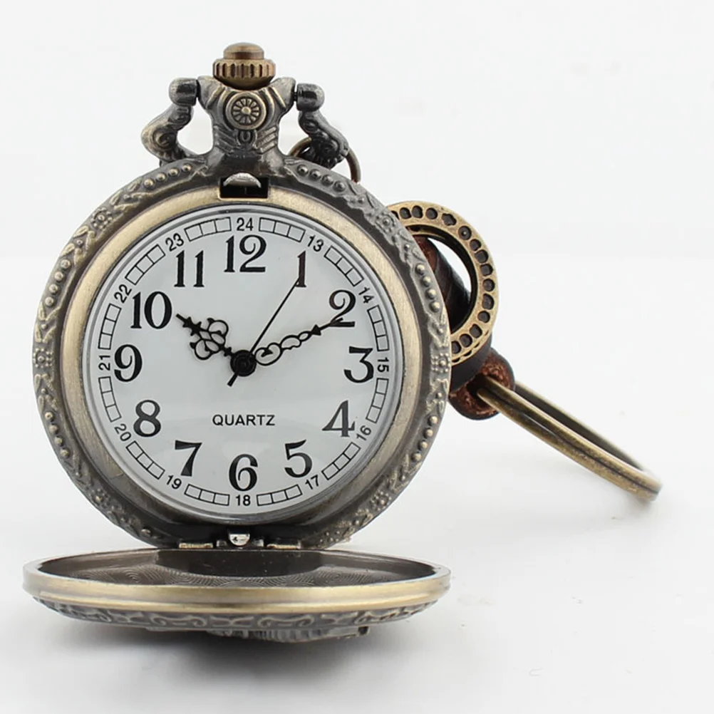 

Retro Pocket Watch Hollow Hanging Vintage Pendant Precise Timekeeping Perfect Gift for Valentines Birthday Christmas