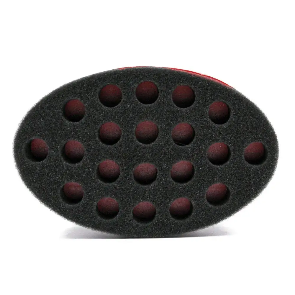 Double-Sided Magic Twisted Hairbrush Sponge Barber Salon Styling Oval Dual Use Perforated Curly Sponge Wave Roll Washable Tool