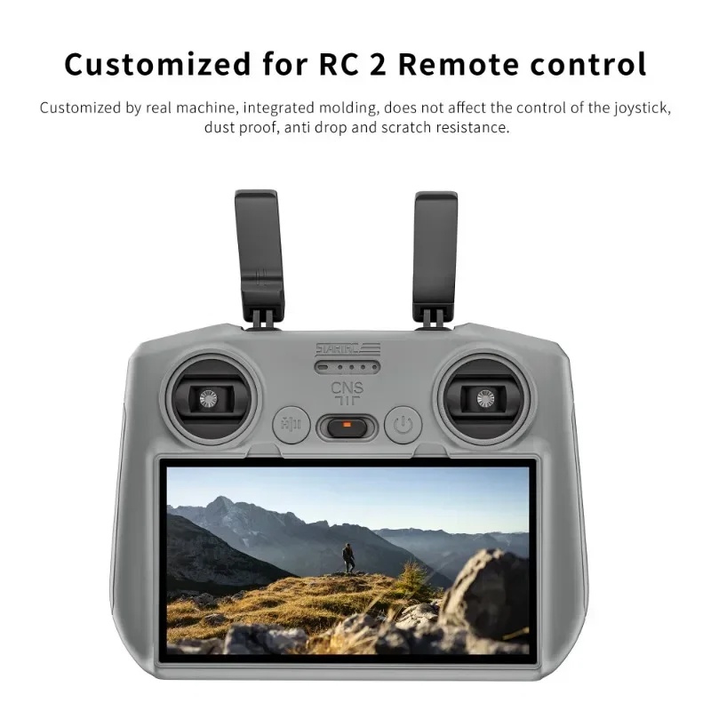 

RC 2 Remote Control Protective Cover for DJI Air 3 Drone Accessories Silicone Sleeve Anti-shock Screen Controller Protector