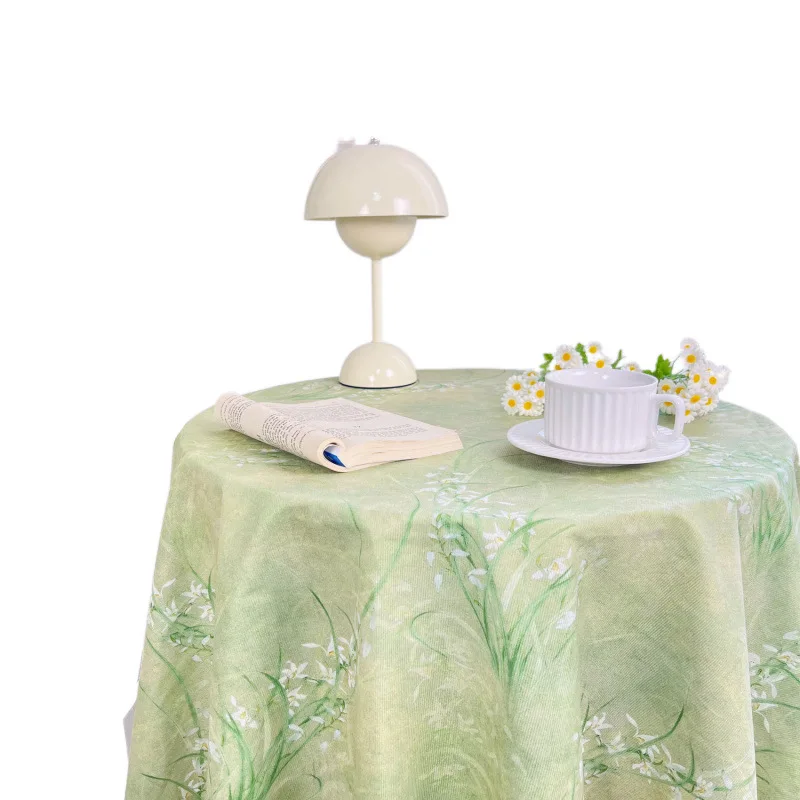 

Ancient tablecloth Chinese style dormitory college students Mori floral velvet decorative pose props