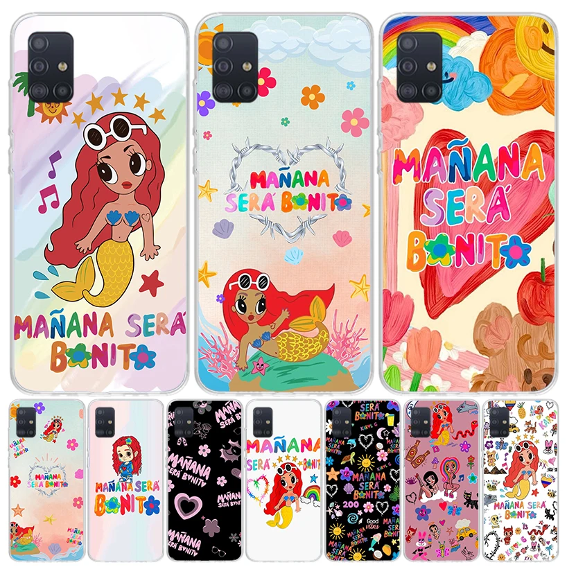 Karolg M-Manana Sera B-Bonito Phone Case For Samsung Galaxy A51 A41 A31 A21S A11 A01 A71 A50 A40 A30S A20E A10S A70 A6 A7 A8 A9