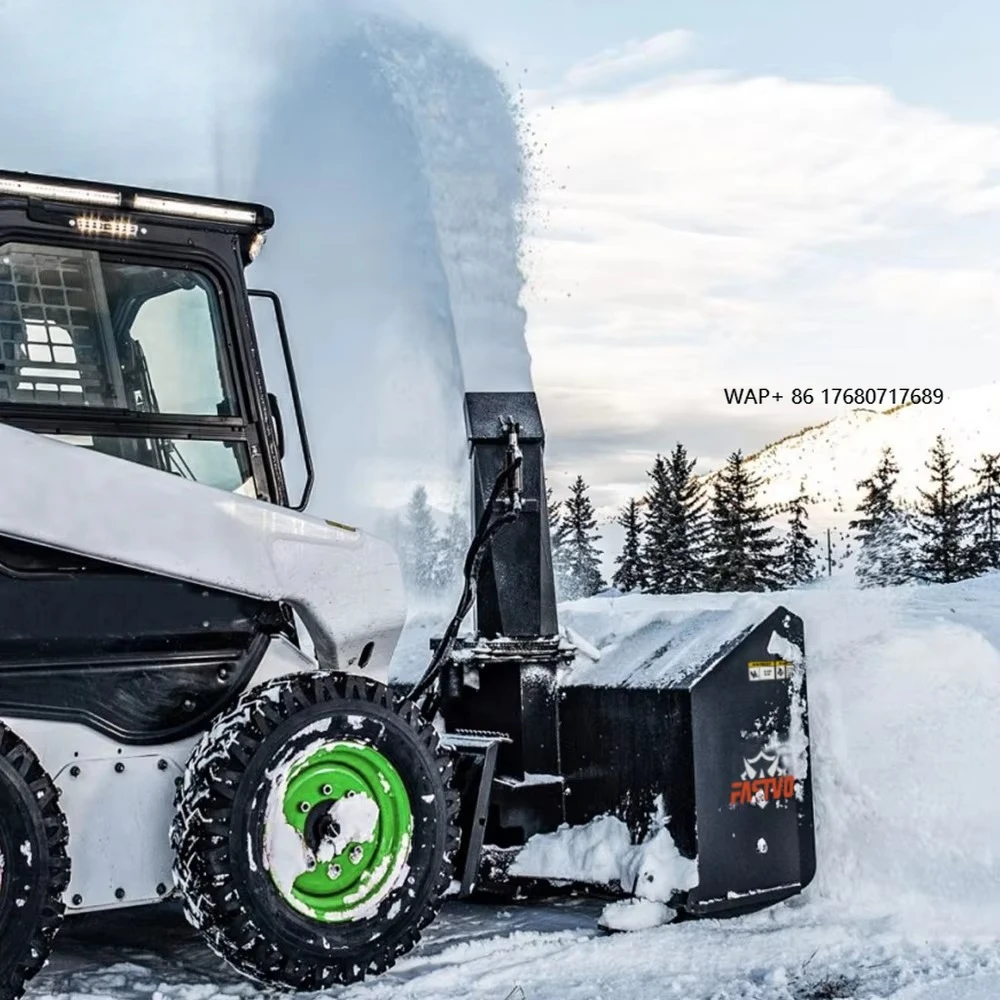 Skid Steer Loader Snow Blower