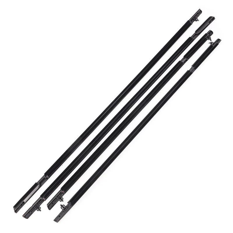 Car Door Window Outer Press Strip, Waterproof Rubber Weatherstrip, Automotive Window Molding Seal Trim