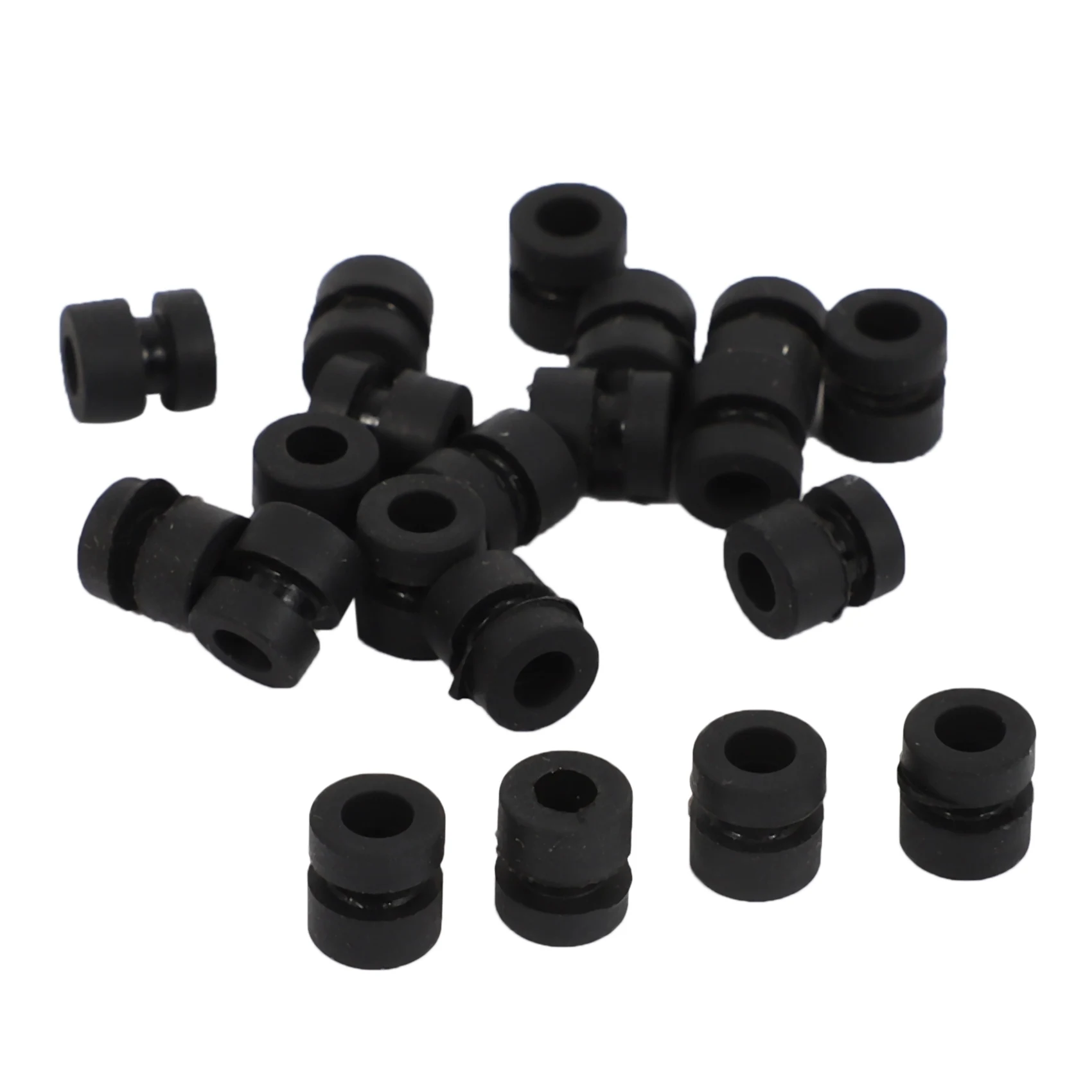 Bolas de borracha anti-vibração para controlador de voo f4 f7, quadcopter fpv m3, absorção de choque, 20pcs