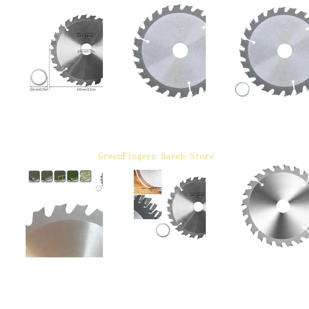 

F68D 24 Tooth TCT Circular Sawblade Tipped Teeth General Purpose Hard Soft Cutting Sawblade for Angle Grinder