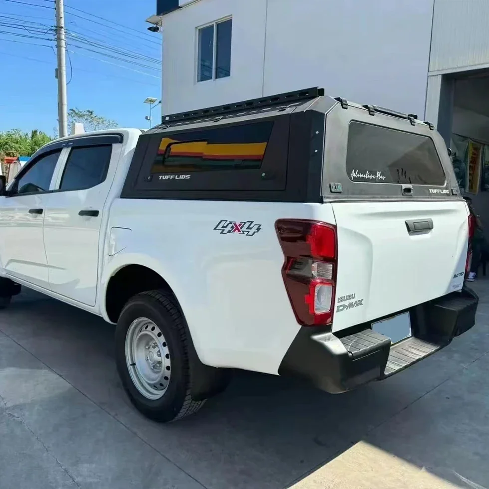 Customized Aluminum 4X4 pickup truck canopy for ISUZU D-MAX Leakproof anti-rusted anto Accessories hardtop cover