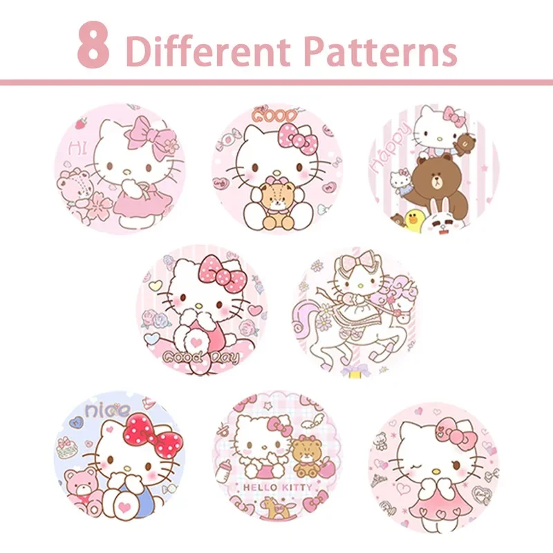 500 stickers/roll cartoon Hello Kitty cute stickers decoration reward gift stickers