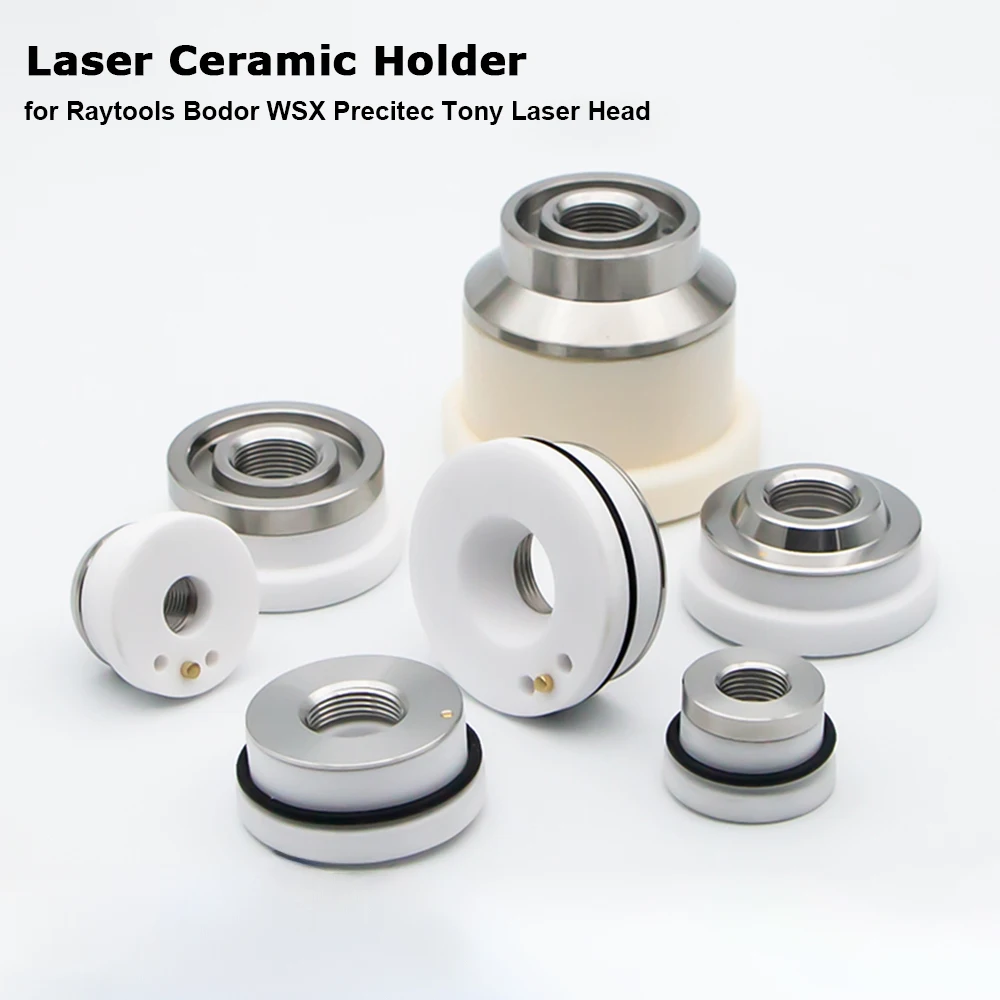 Fiber Laser Ceramic Body Nozzle Holder Dia.28 D32 Signal Transmission for Precitec Raytools Bodor WSX TONY Laser Cutting Machine