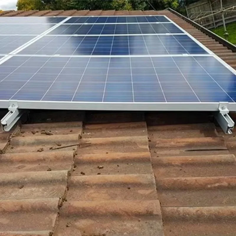 Stainless Steel Solar Flat Roof Mounting System for Home Use with 15-Year Warranty - Detail 1
