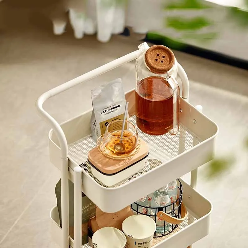 Food Truck Trolley Kitchen Island Basket Cart Organization Partitions Kitchen Island Storage Muebles De Cocina House Furniture