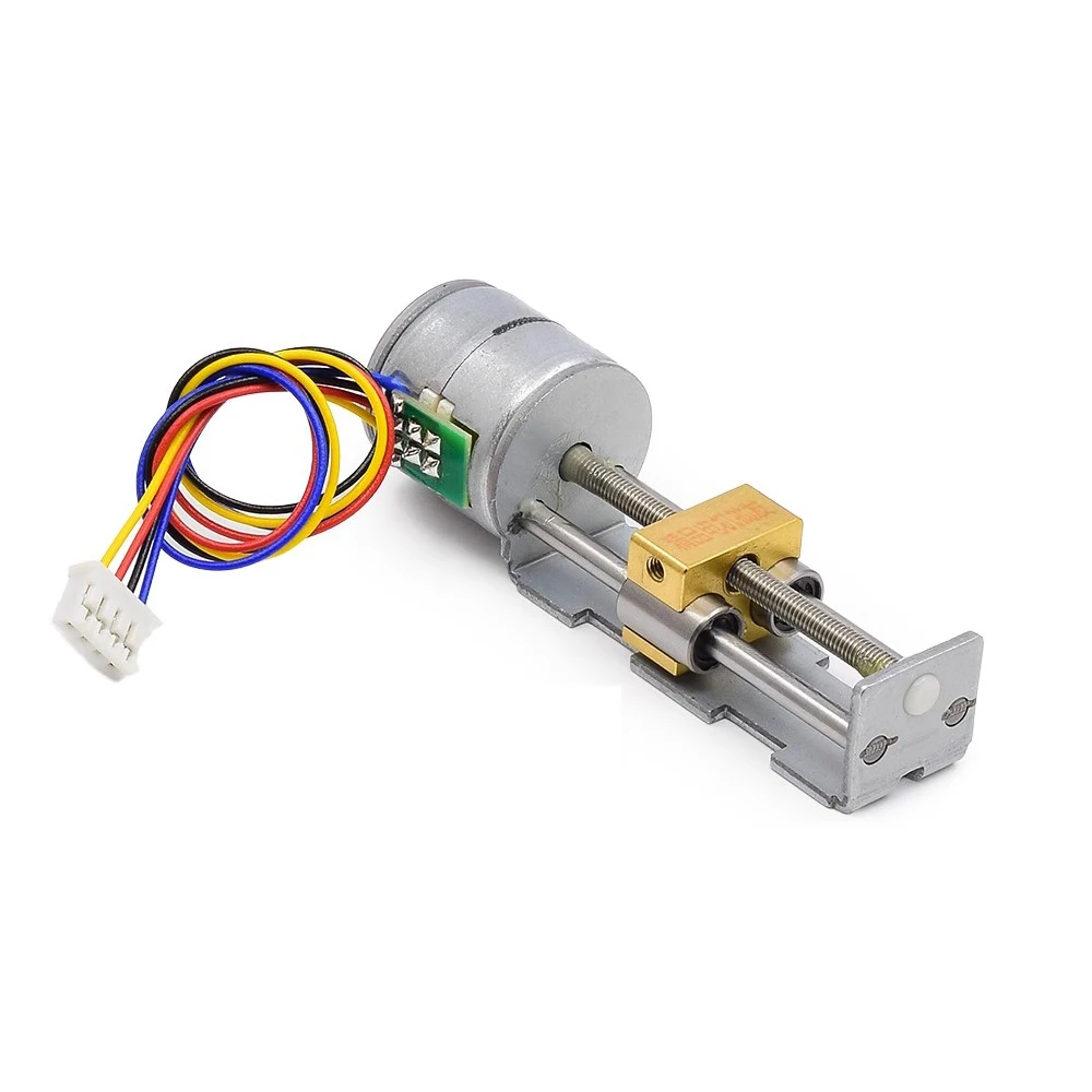 DC12V 600Ma 20mm 2-phase 4-wire micro sliding table screw linear stepper motor