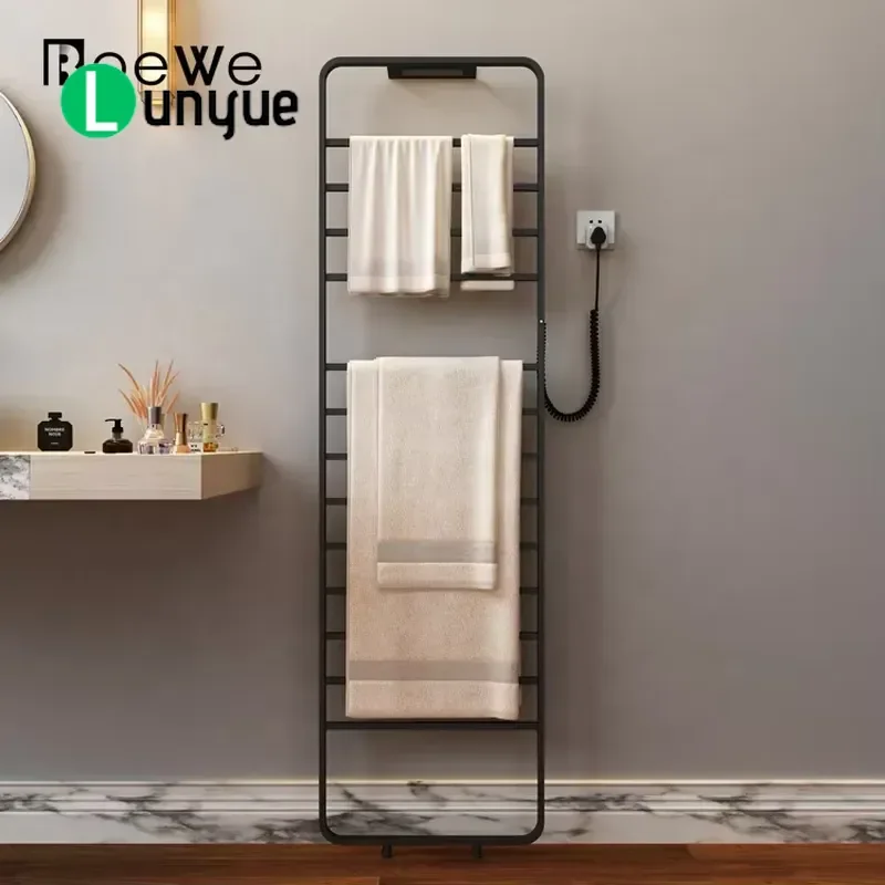 Electric Towel Warmer Stainless Steel Heated Towel Rail Bathroom Heating Rack Dryer Armrest Design Fast Drying Energy Saving