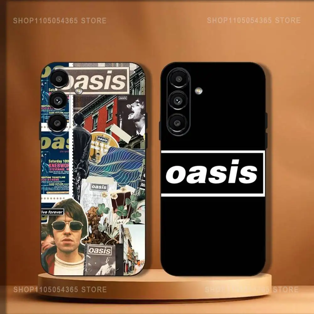 

Band O-Oasis Phone Case For Samsung Galaxy A20,A21s,A22,A31,A32,A52,A53,A72,73,A80 Soft Black Cover