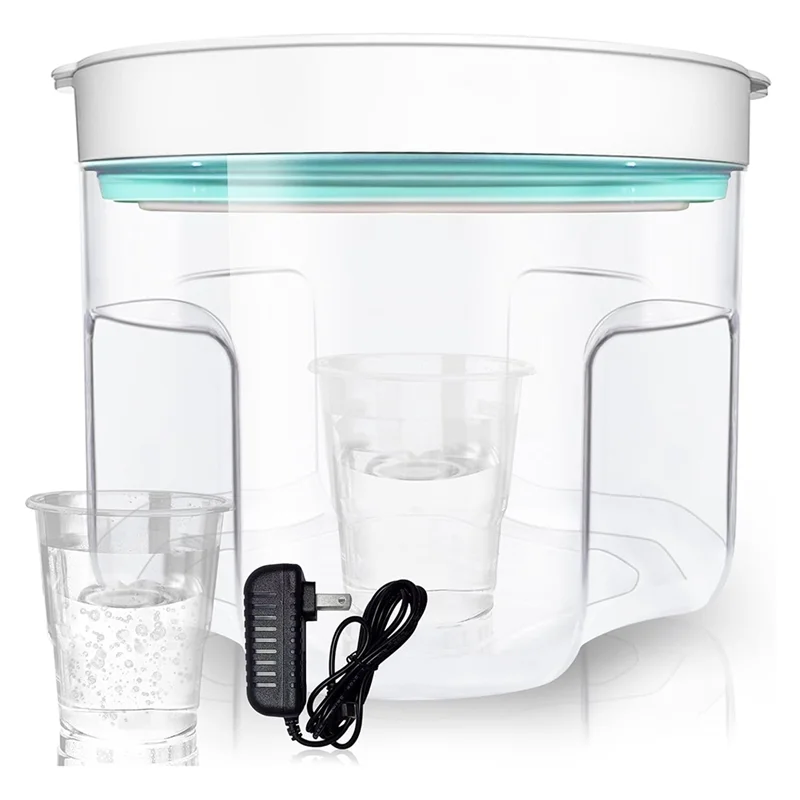 A98E-Resin Bubble Remover With Timing,95 Kpa Resin Vacuum Chamber, 2L Epoxy Resin Bubble Remover Machine For Molds US Plug