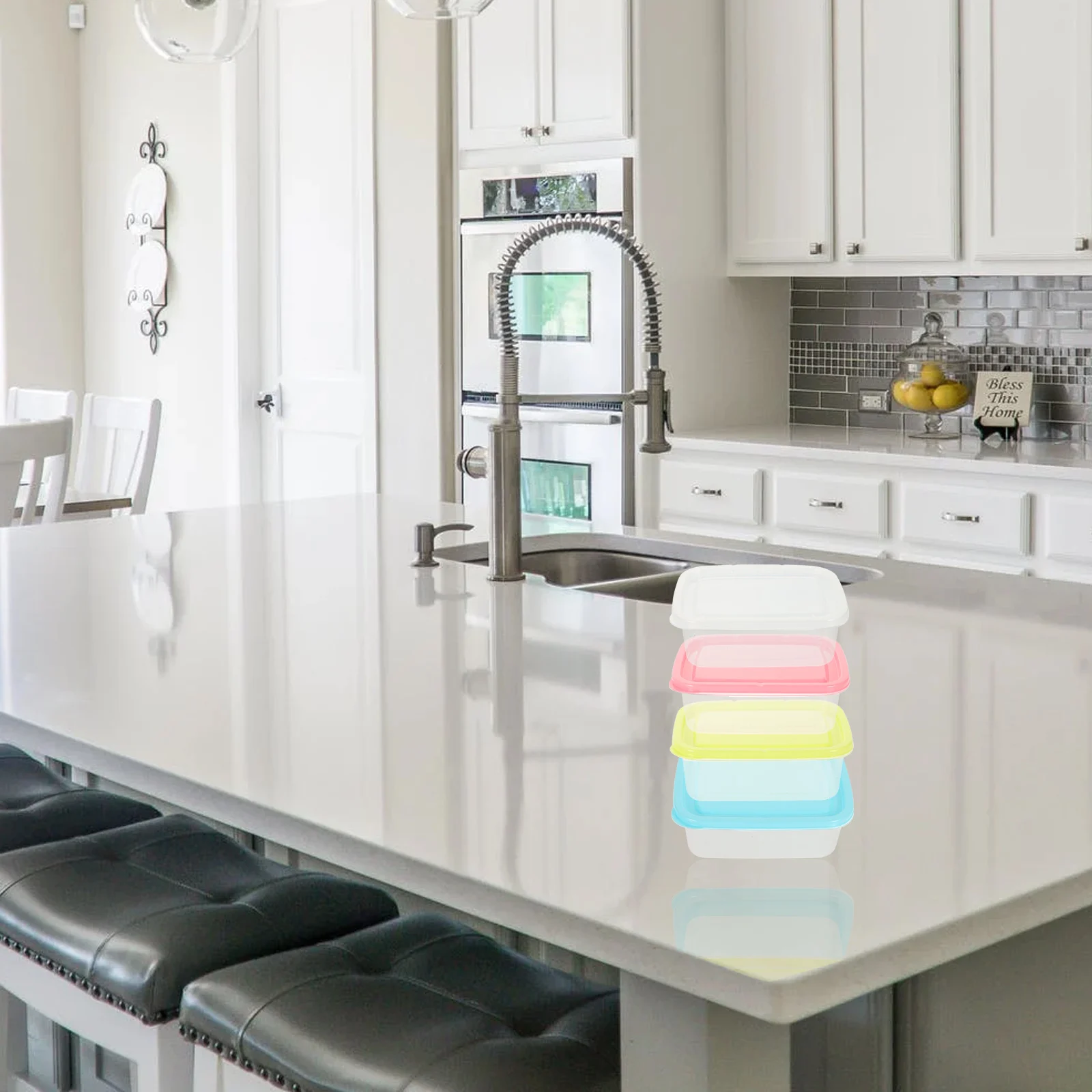 

10 шт. контейнеры для хранения продуктов питания-коробки для хранения, устойчивый к холоду и горячую кухонный держатель для хранения, влагостойкий контейнер для еды