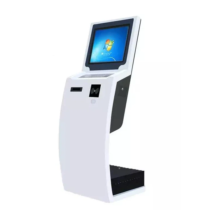 

21.5 inch self-service ordering machine queuing machine self-service bill notes acceptor payment terminal kiosk