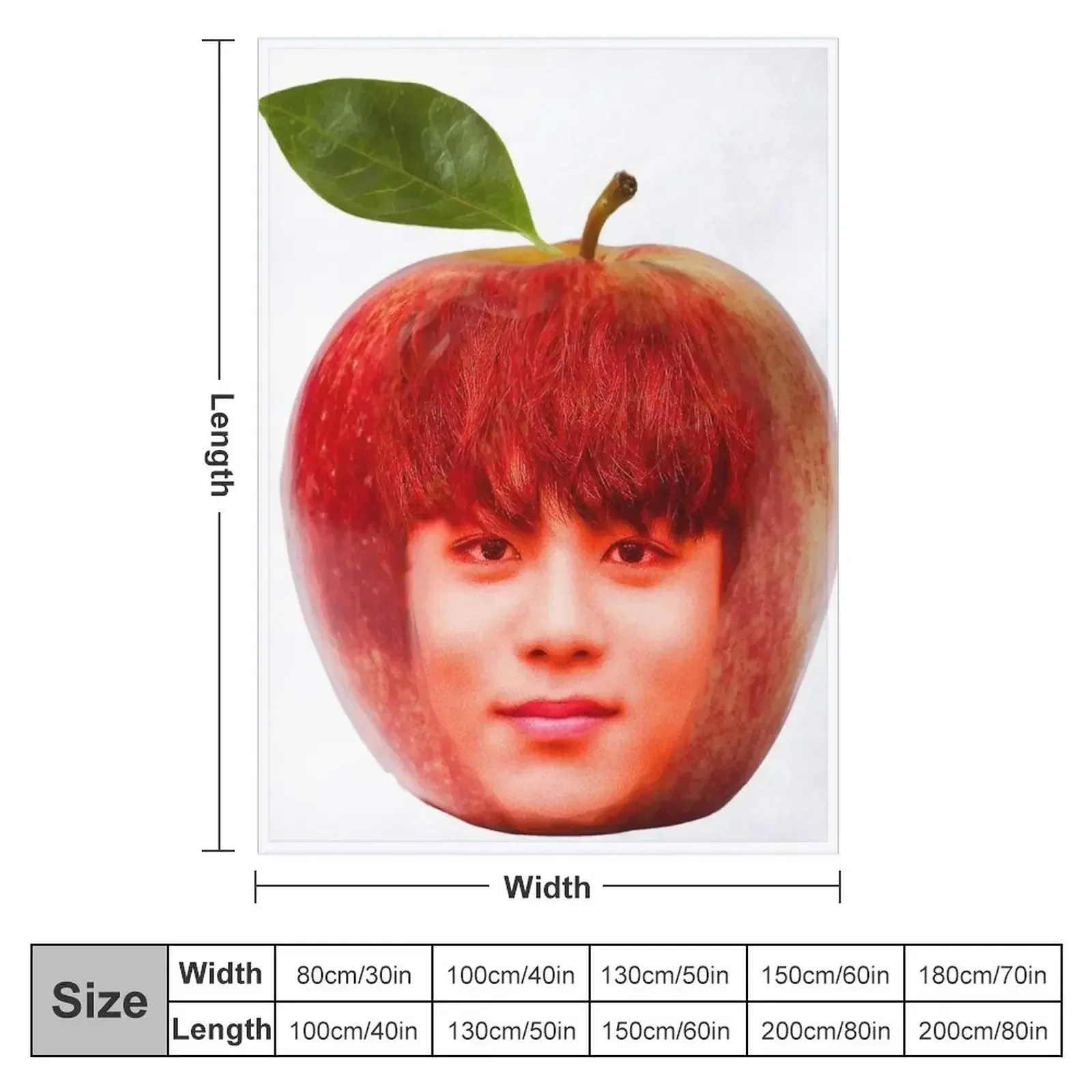 Jongho Apple Throw Blanket Luxury St Polar Quilt Blankets