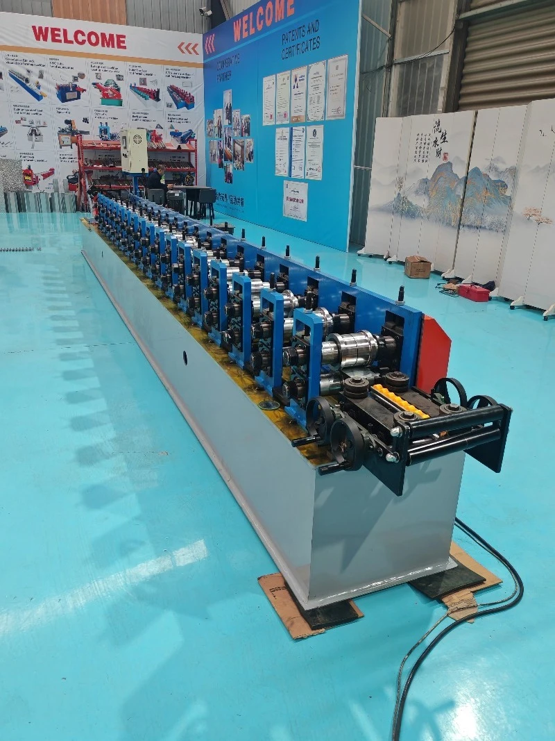 Omega Profile Roll Forming Machine Top Hat Steel Profile Roll Forming Machine Steel Channel Making Machine With PLC System