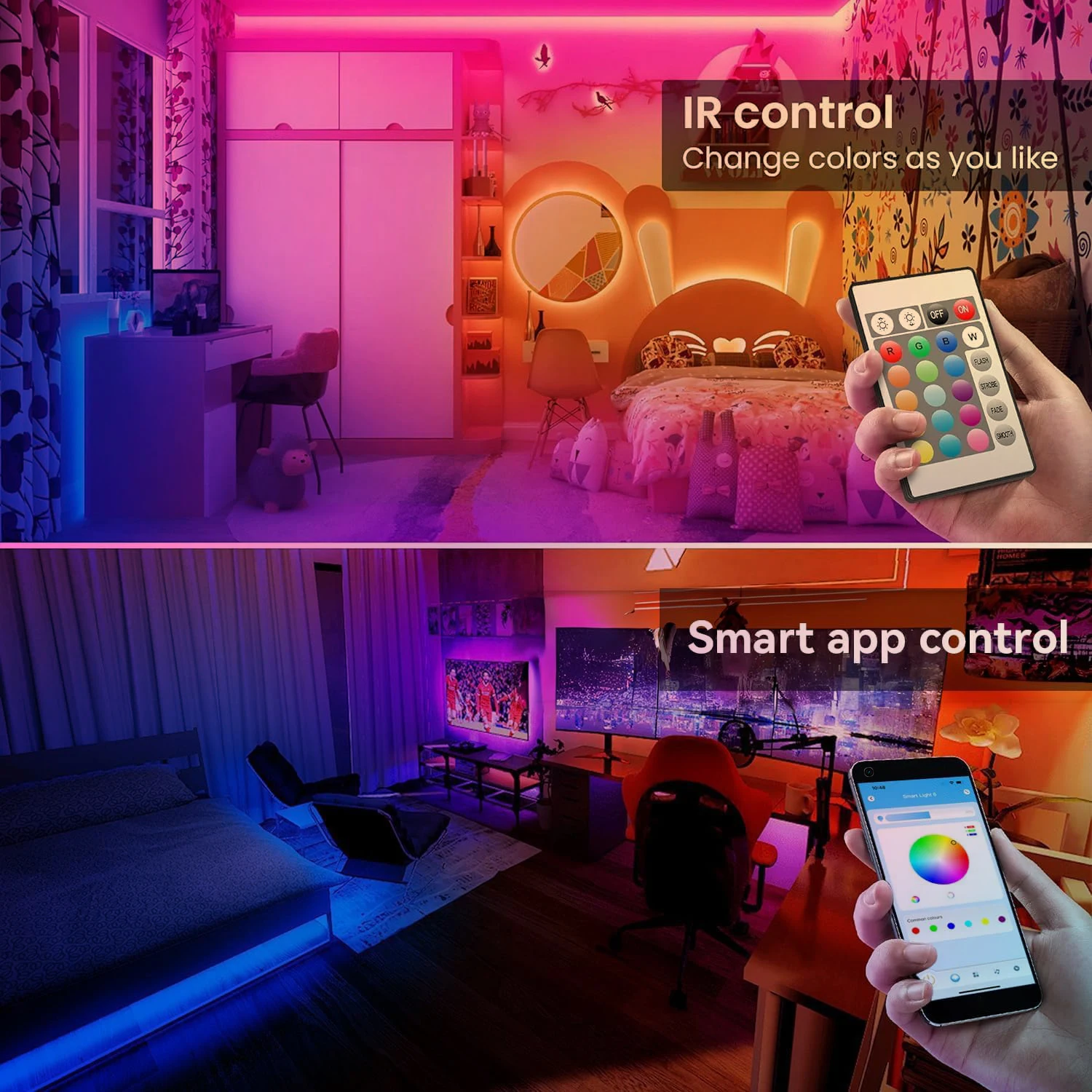 Striscia LED Bluetooth da 130F - Ambient Light Strip Tv recensione e prezzo