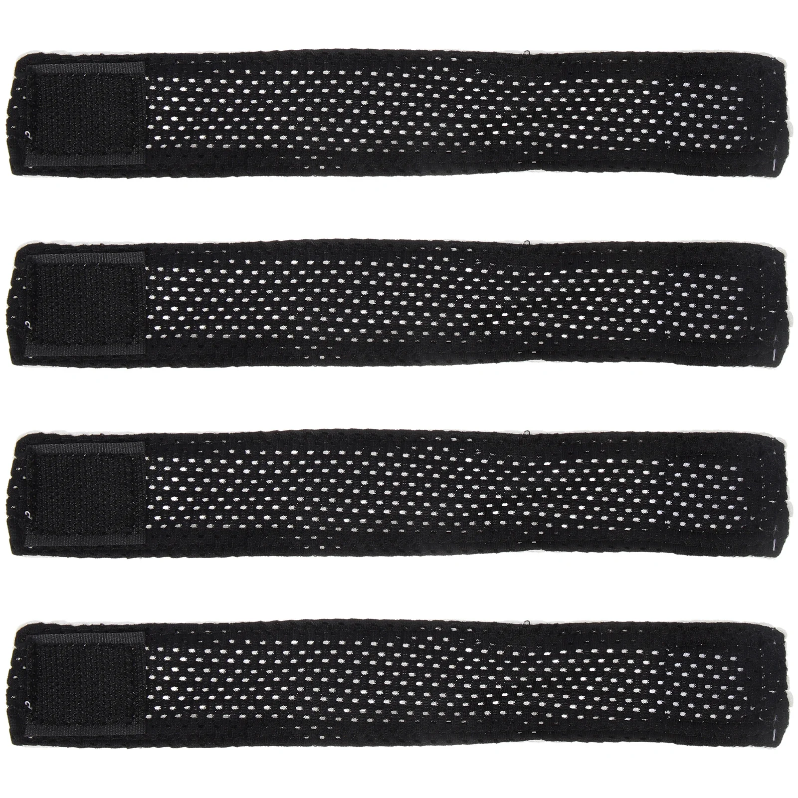 

4Pcs Anti-Slip Sleeve Straps Adjustable Cuff Fix Bands Reusable Elastic Binding for Shirts Jackets Wear-Resistant Fashion