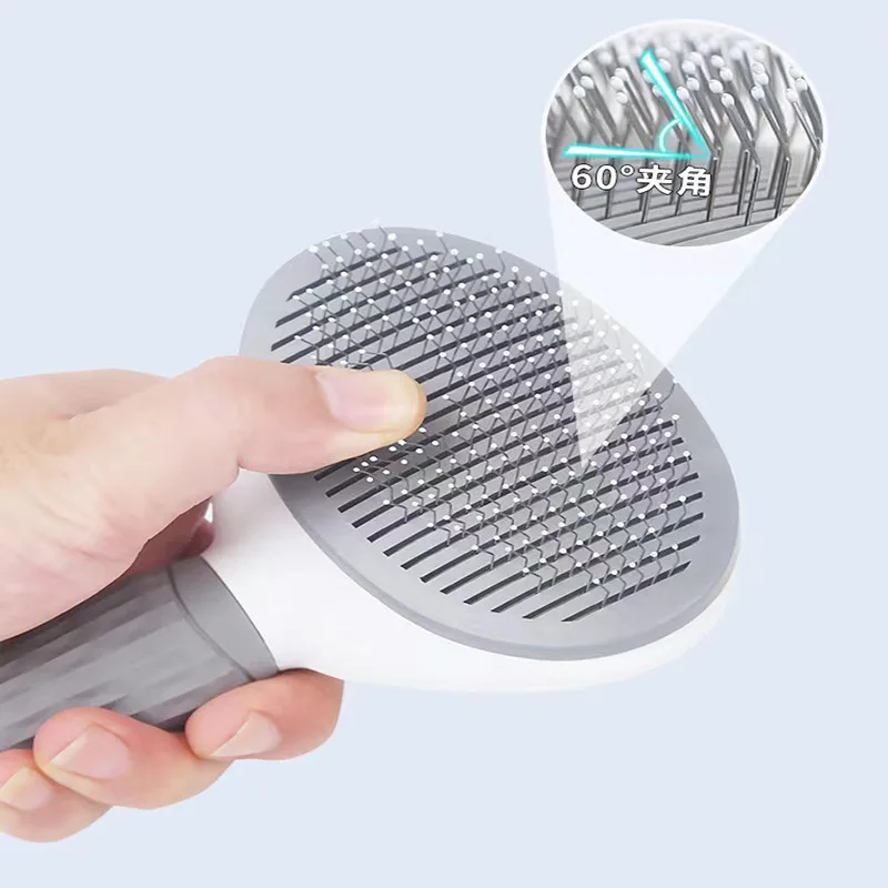 

Dog Hair Removal Comb Grooming Cat Flea Com Pet Products Pet Comb Cats Comb for Dogs Grooming Tool Automatic Hair Brush Trimmer