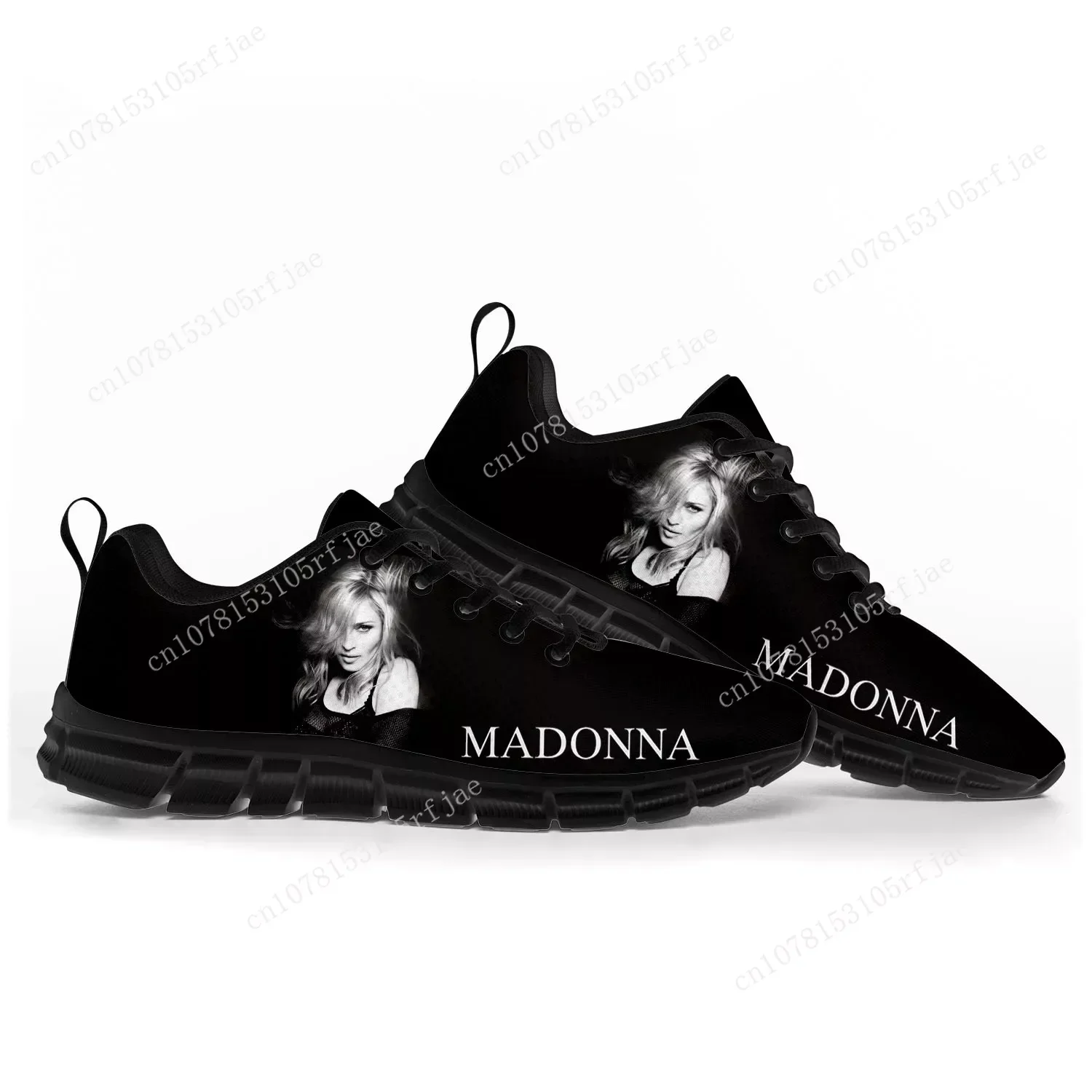 Madonna Pop Rock Singer Sports Shoes Mens Womens Teenager Sneakers Custom High Quality Couple Shoes Disco Fashion