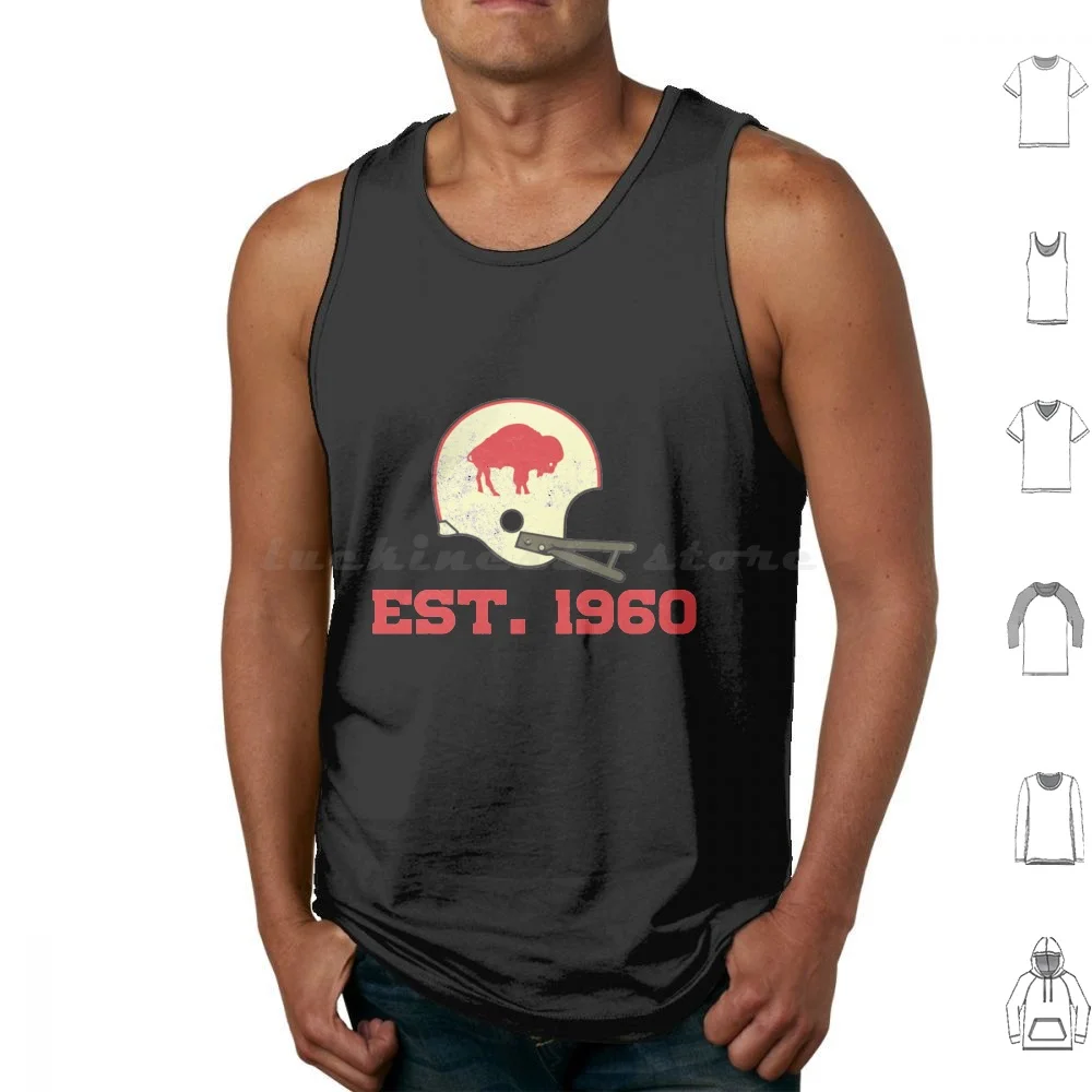 

Баффало Football Est. 1960 Майки Жилет без рукавов Биллз Мафия Футбол Мафия Джош Аллен Нью-Йорк 716 Буффелат Биллз