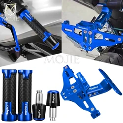 For Yamaha Raptor 90 250 350 660 700 YFM700 RAPTOR 700 700R 2006-2024 License Plate Holder Bracket LED Lights Handles Grips Ends