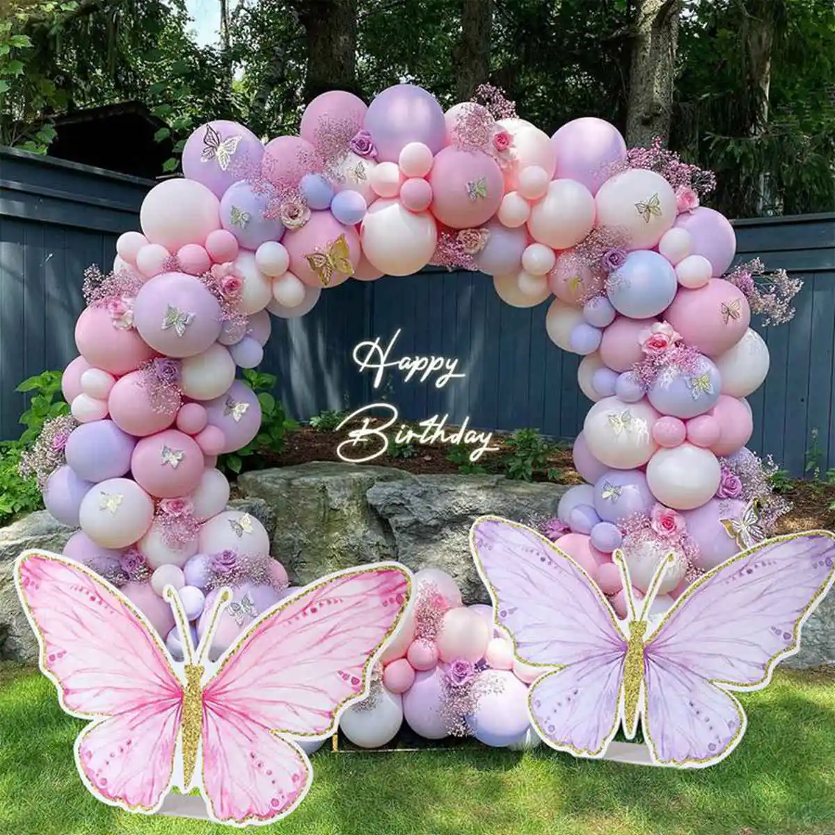 56x89cm Big 3D Simulation Butterfly Birthday Decoration Girl Butterfly Decor Birthday Party Baby Shower Wedding Decoration