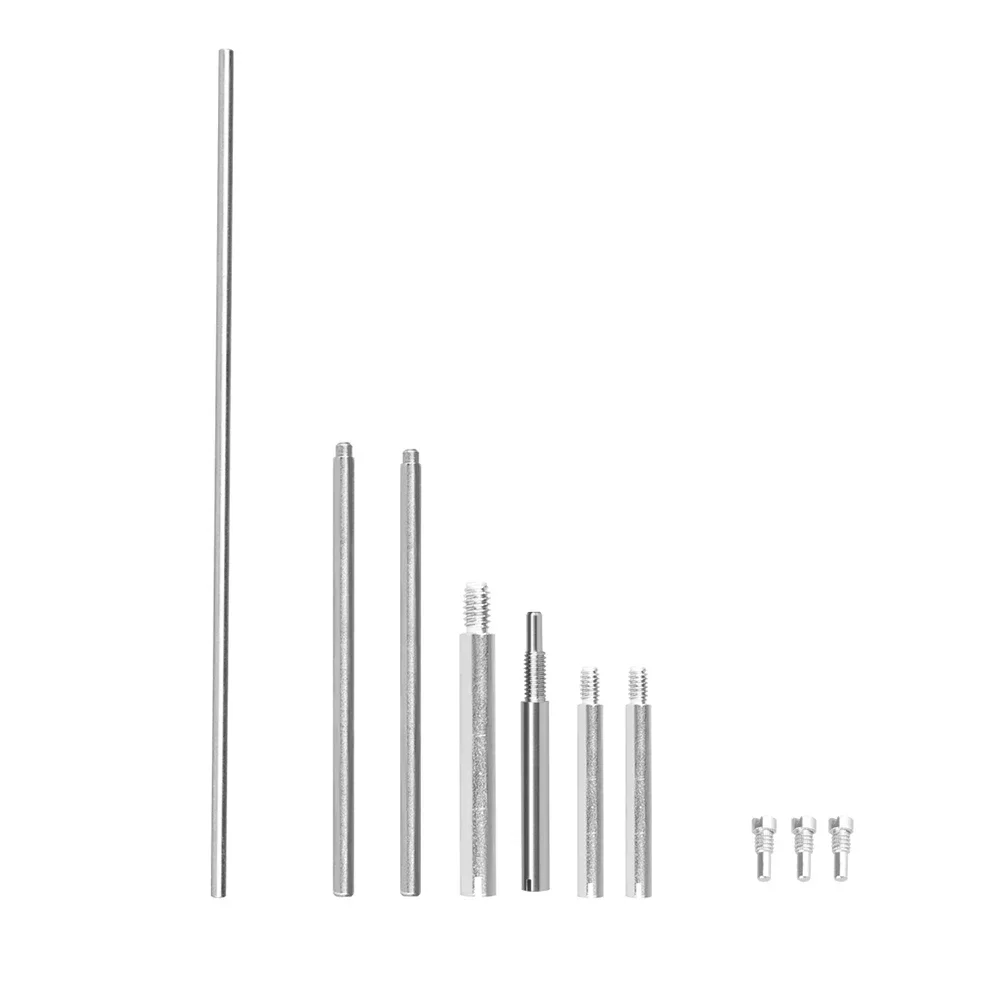 Set di parti di riparazione Piccolo 10 pezzi Strumenti di riparazione per viti per albero in acciaio Piccolo Accessori per kit di manutenzione per riparazione di strumenti a fiato