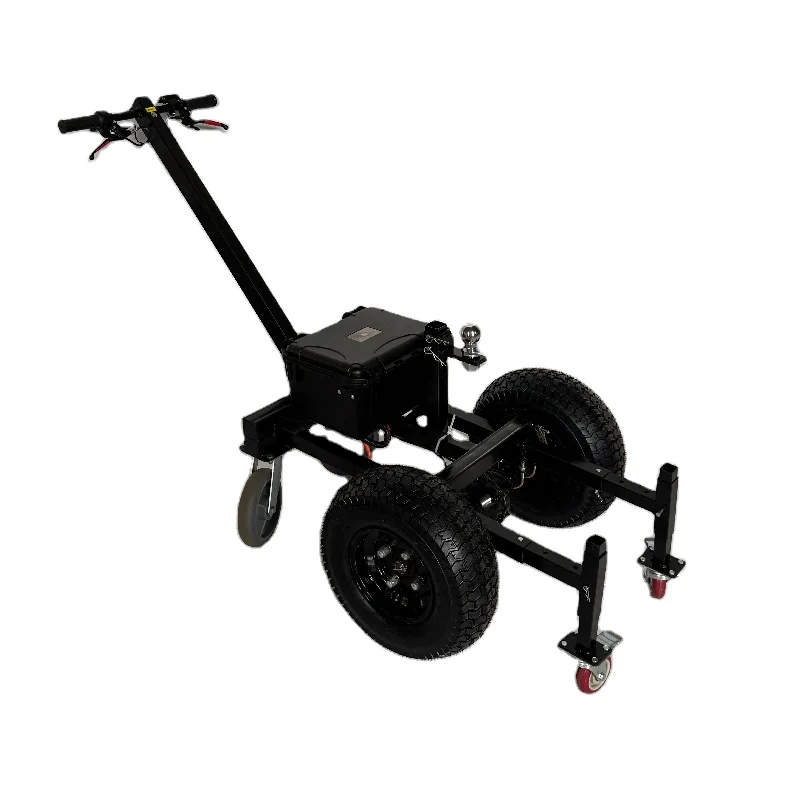 دوللي مقطورة كهربائية مع مؤشر طاقة LED وصلة جرار صغيرة لمقطورات السيارات جزء معدات التعامل مع المواد #1