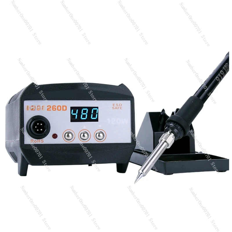 260D fast heating 120W digital display ceramic core high power industrial grade electric welding table electric soldering iron