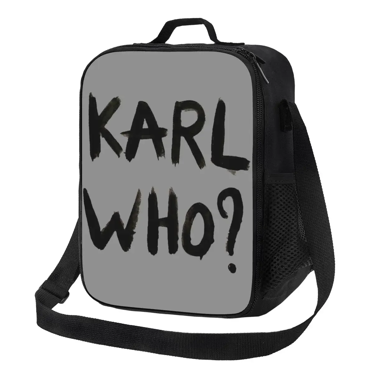 Karl Who Insulated Lunch Bag for Women Thermal Cooler Bento Box Office Work School