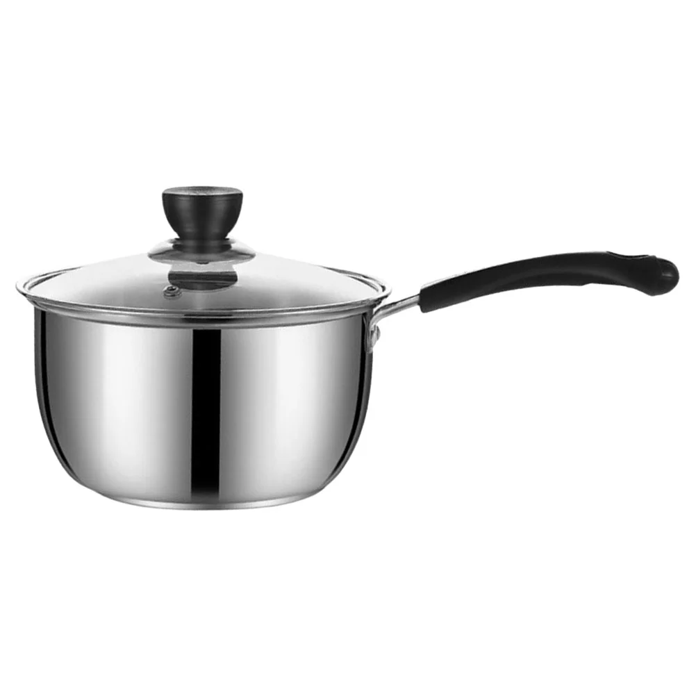 

Sauce Pan with Lid Non Stick Mini Saucepan Butter Warmer Stainless Steel